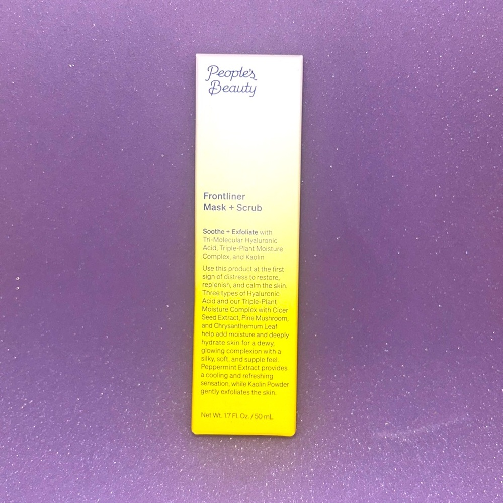 Peoples Beauty Frontliner Mask + Scrub